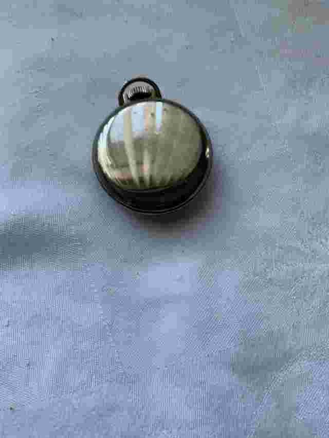 Vintage Westclox Scotty Pocket Watch Shock Resistant USA RUNS/NEED SURGERY $$