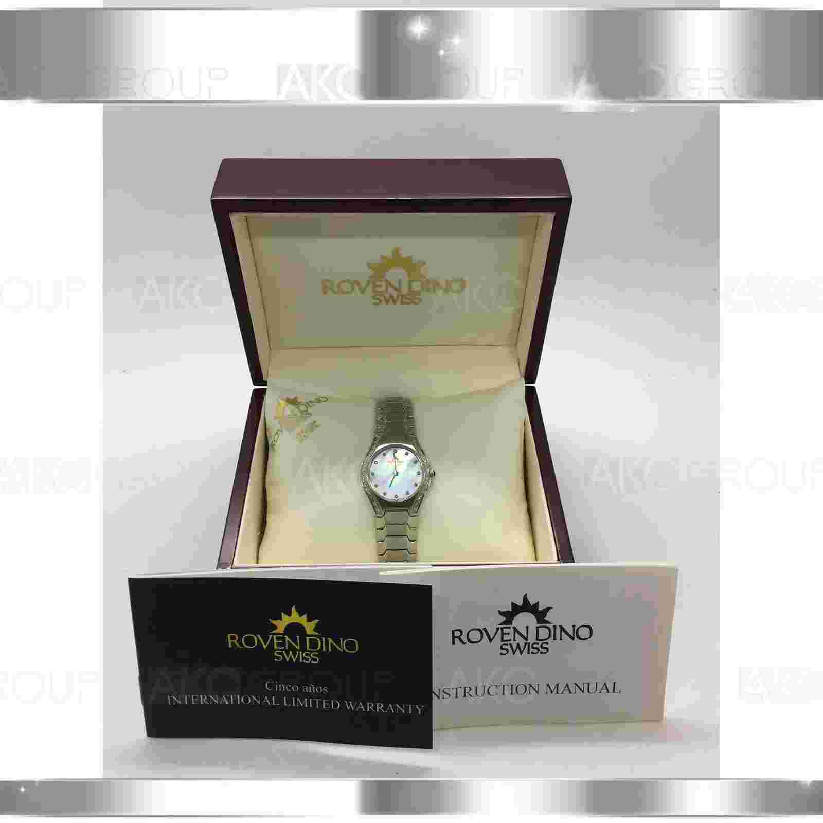 Roven Dino Capri Real Diamond 2019LDP0G9 Stainless Steel Swiss Movet Women Watch