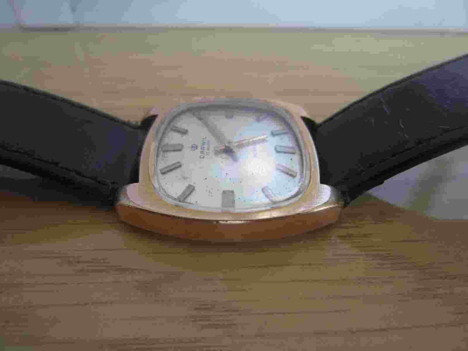 Rare DARWIL TV VINTAGE SWISS WATCH 17 rubis Cal.7066