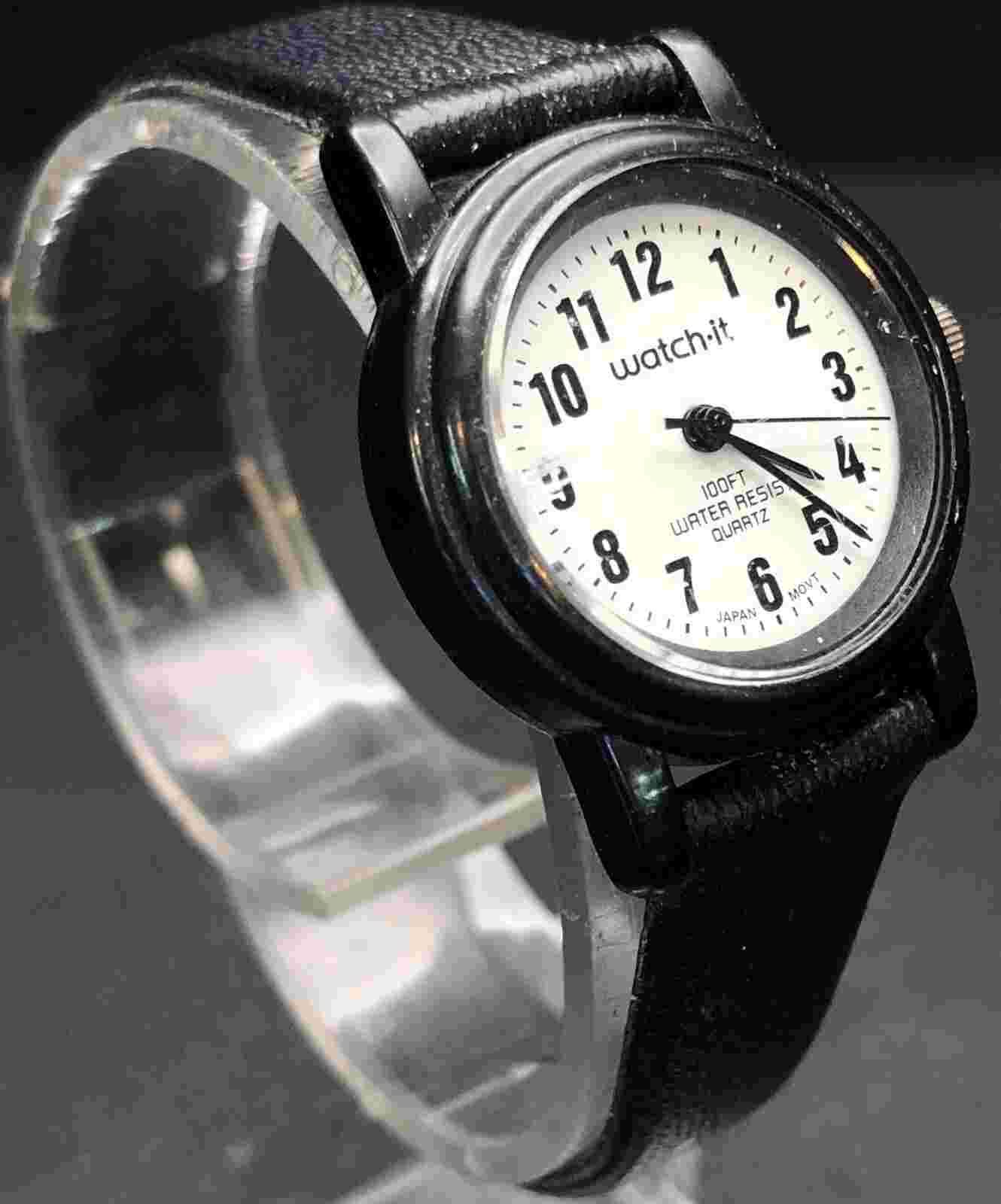 Vintage Women's Watch-it Analog Watch WR30M - Untested - May Need Battery/Repair