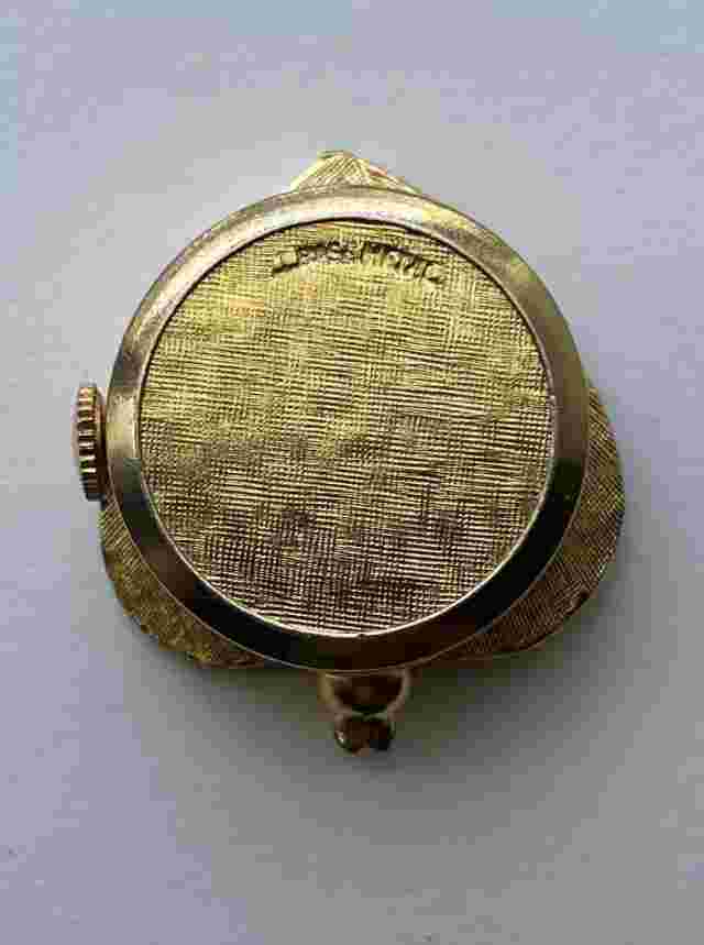 Vintage Heritage Heart-Shaped Gold Pendant Watch, Swiss Made