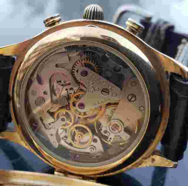JAQUES LEMANS 204 CHRONOGRAPH CAL 3133 MECHANICAL MOVEMENT 38MM MENS WATCH