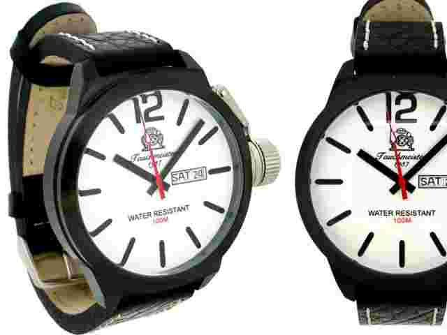 German U-BOOT SWISS DAY-DATE Crown Protecting system T0178 DEFECT! #19