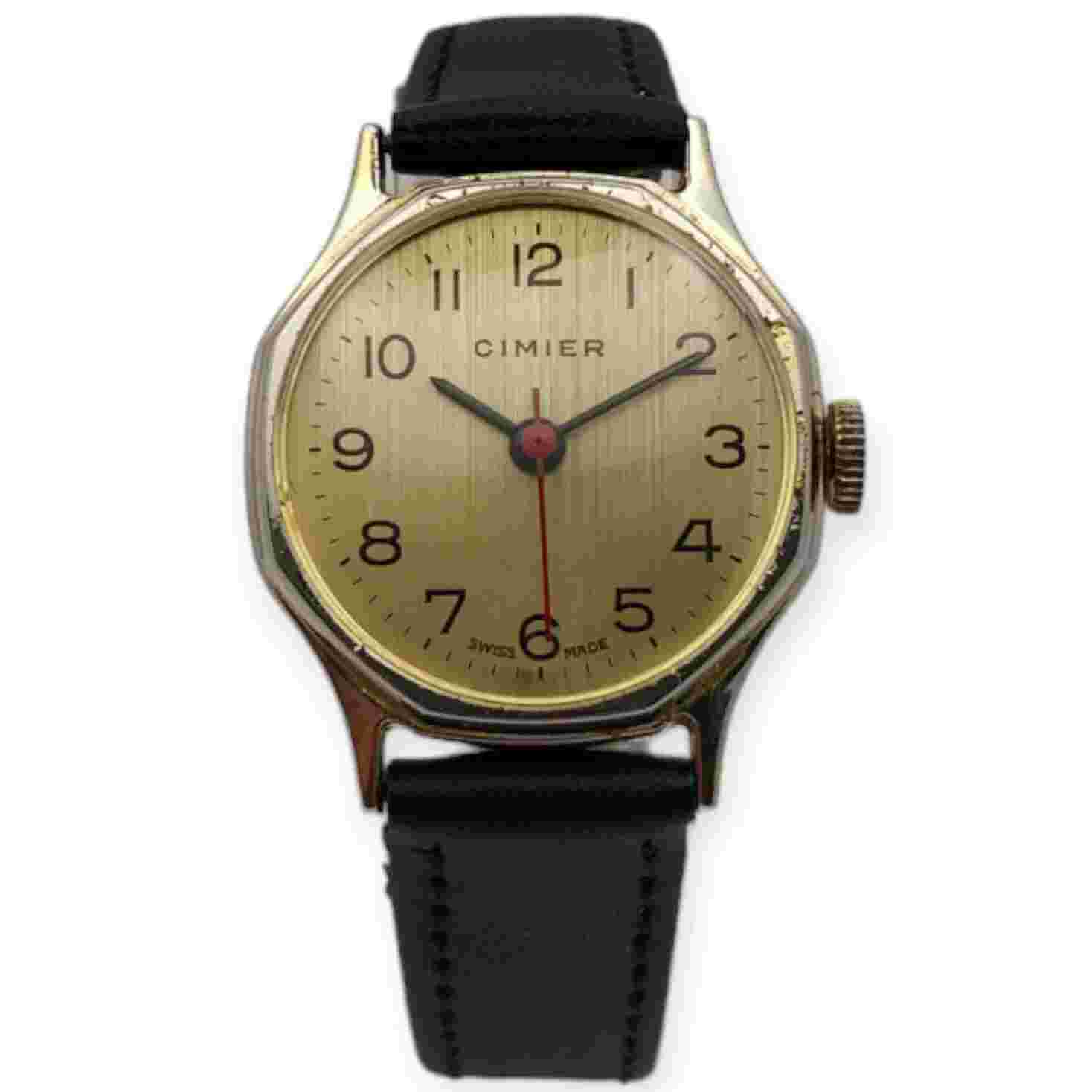 Cimier 27mm 1970S Calibre Rego GK2125 Lebrocantheure Montre Vintage Watch