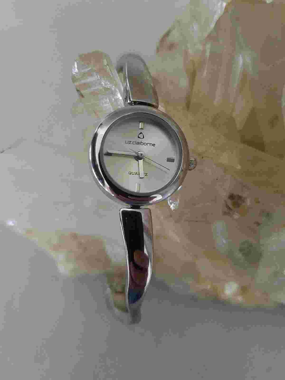 Ladies Liz Claiborne Dainty Bracelet Watch With New Battery