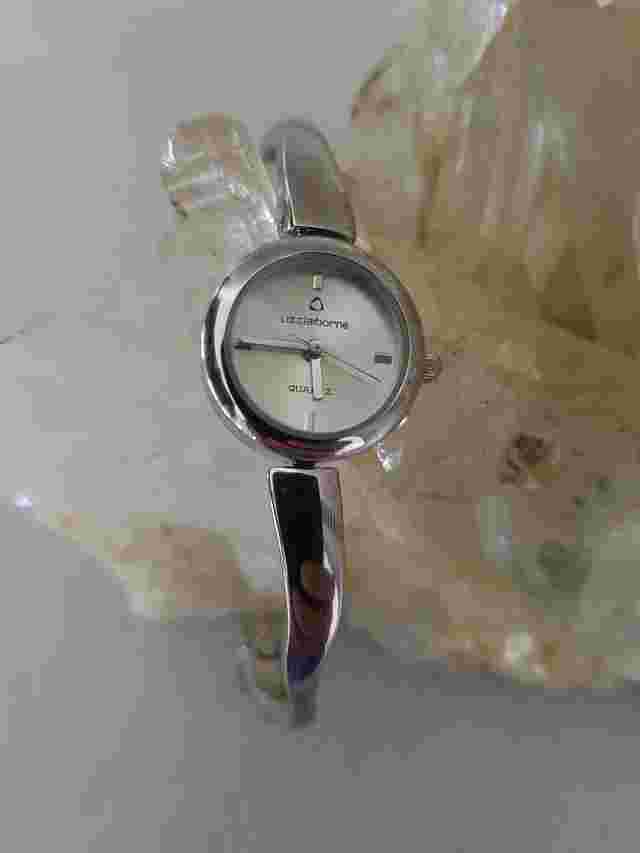 Ladies Liz Claiborne Dainty Bracelet Watch With New Battery
