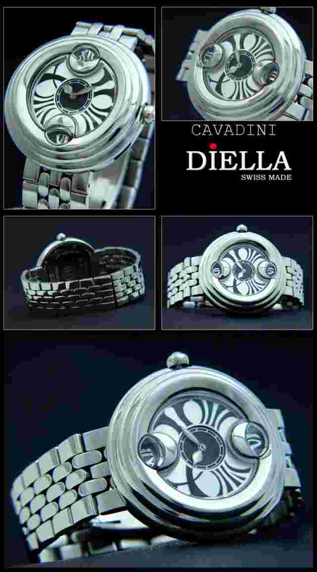 Luxury Cavadini Women Watch Design Piece Extra Vaganza Swiss Made