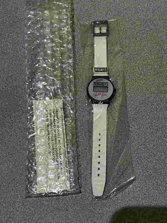 Vintage Hershey's Chocolate Lover Promo Watch Quartz Digital NOS NEW in package