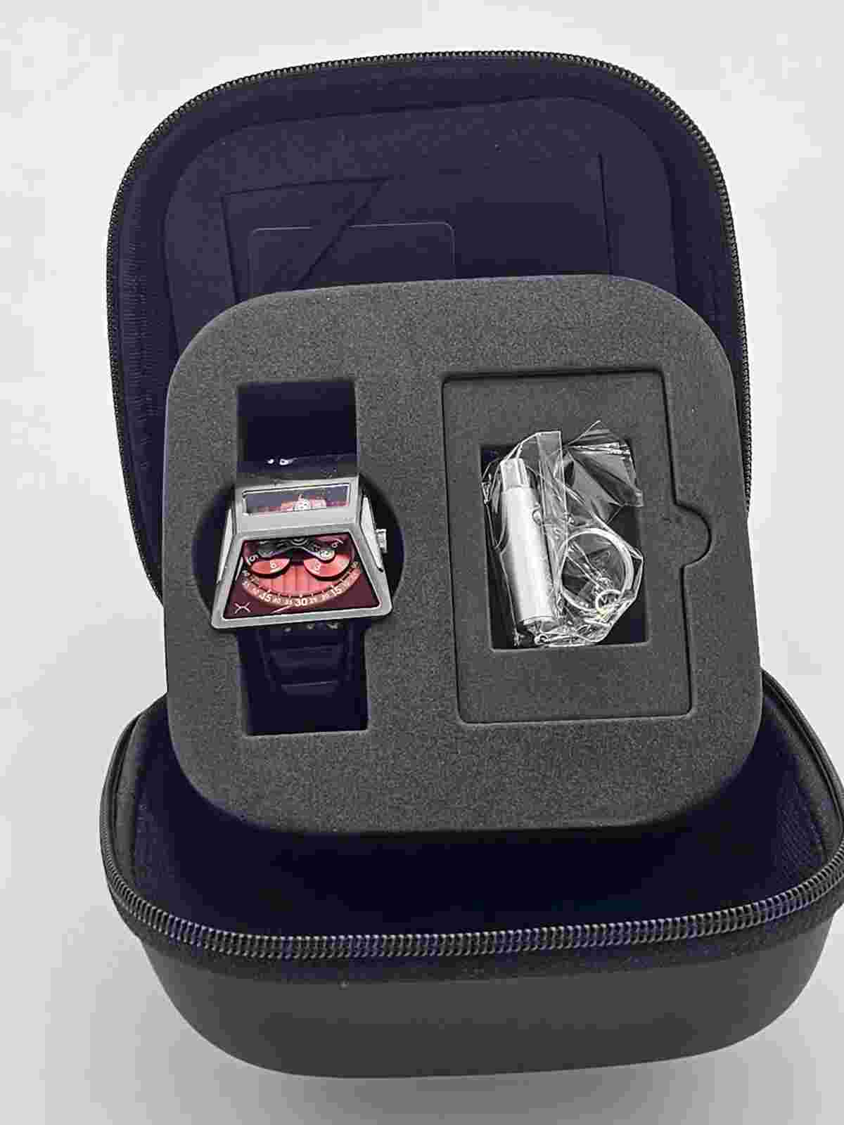 Xeric Vendetta X Wandering Hour Automatic Black Oxblood