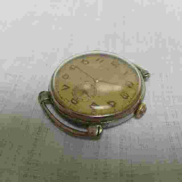 ANTIQUE MILITARY TRENCH ELECTION GRAND PRIX CAL. 645 WRIST WATCH SWISS WORKING