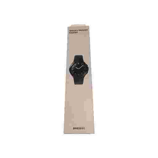 Samsung Galaxy Watch 4 Classic 46mm Black Stainless Steel Case with Black Rubber Band Men's Smartwatch