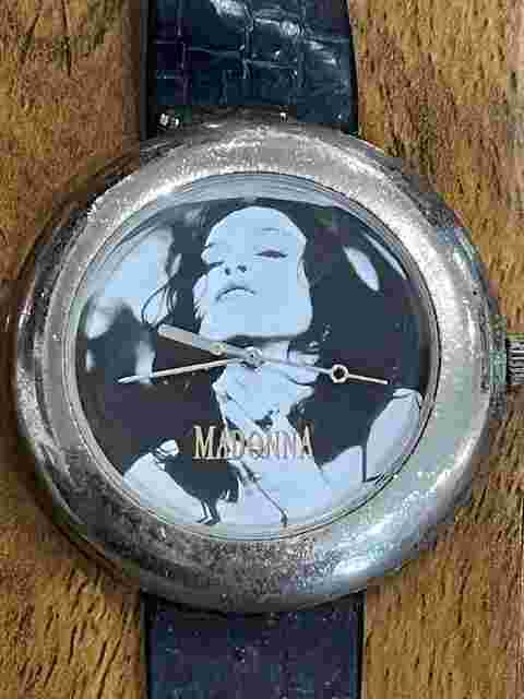 Exquisite Unique Jacques Farel 'Madonna' Quartz Ladies Leather Watch - Working