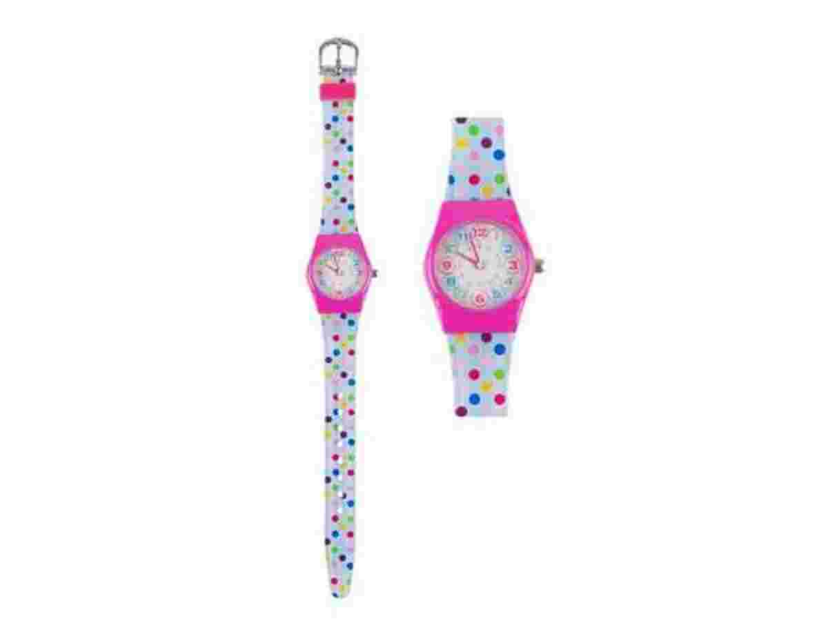 BB Klostermann Child's Watch Multicoloured Polkadot Children Wrist Girls Analog