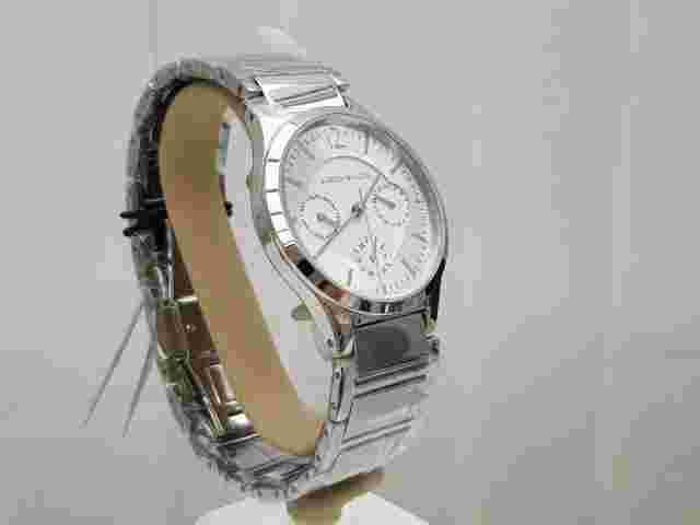 KAREN MILLEN Silver Bracelet Ladies Watch Day & Date RRP £189 NEW (KM4