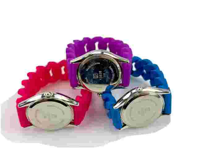 bracelet wristwatches Women's fashion bundle of 3 colors blue purple pink NY& CO