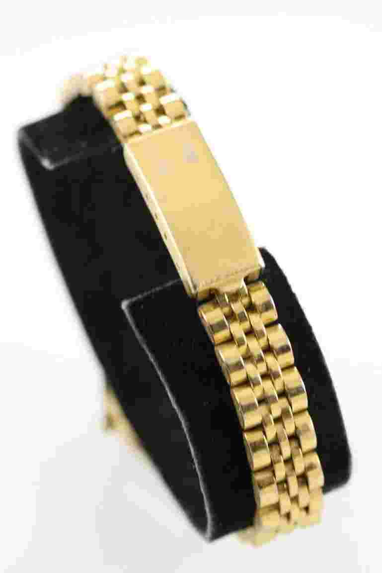 Avanti Women Watch Gold Stainless Steel Water Resistant Battery White Quartz