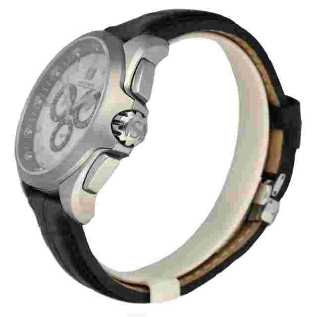Saint Honoré 898065.1-D11 Chronograph 46mm Black Leather Quartz Men's Watch