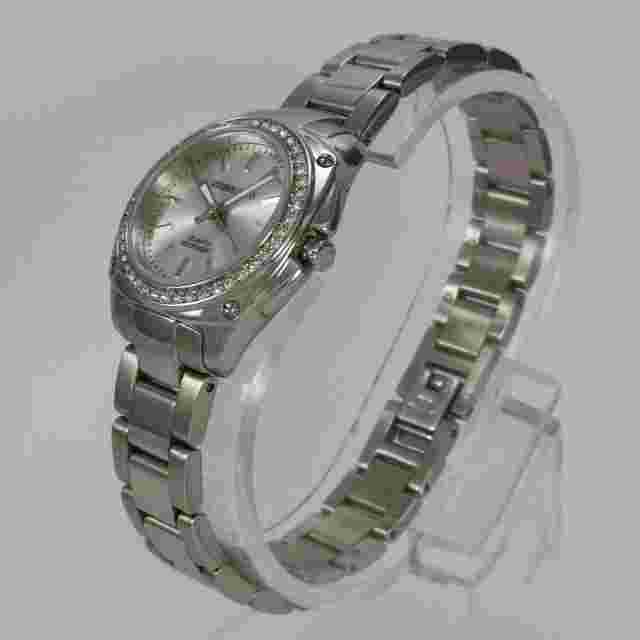 Dyrberg/Kern Silver Stainless Steel Quartz Diamond Small Women's Wrist Watch