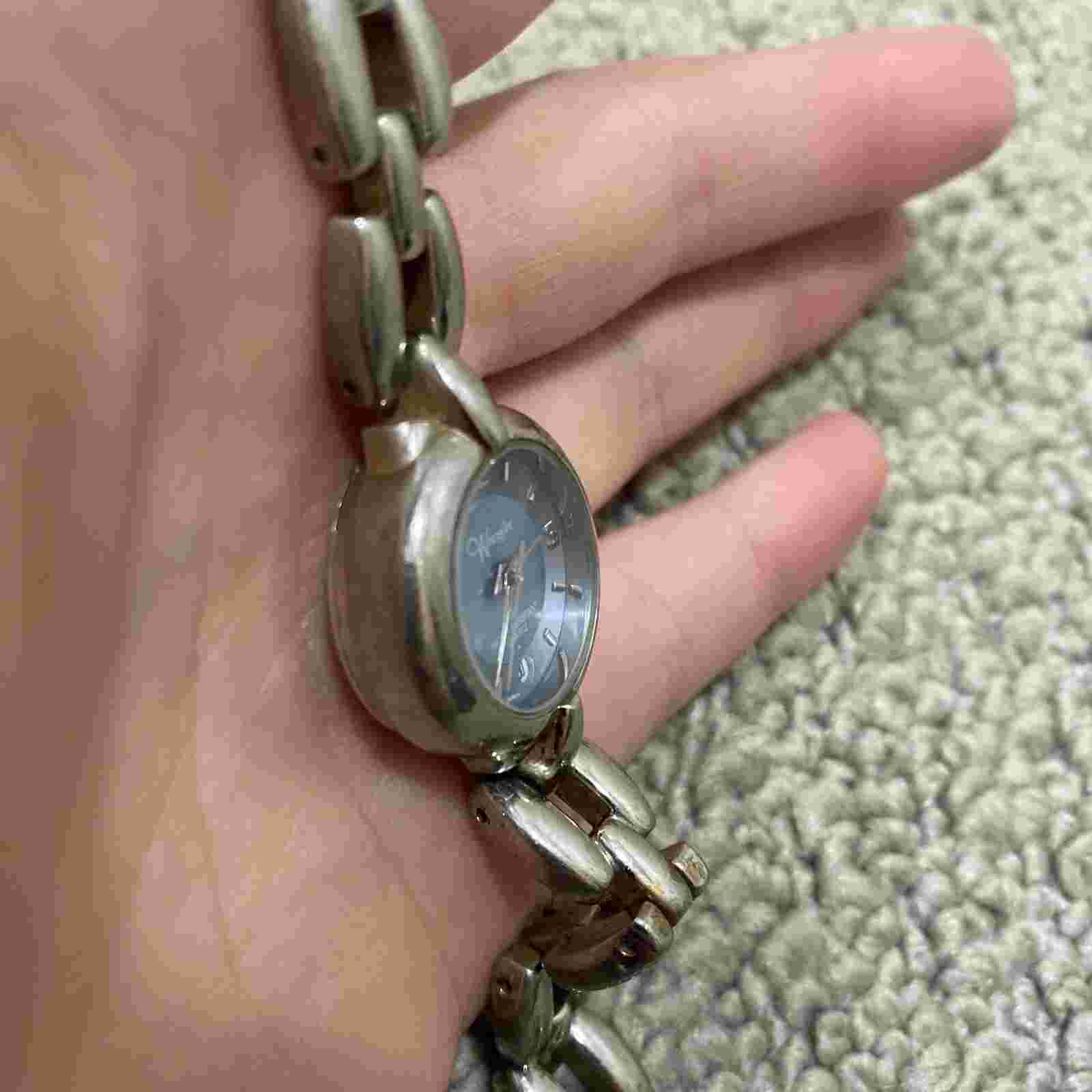 Wrangler Women’s Quartz Blue Silver Tone Wrist Watch