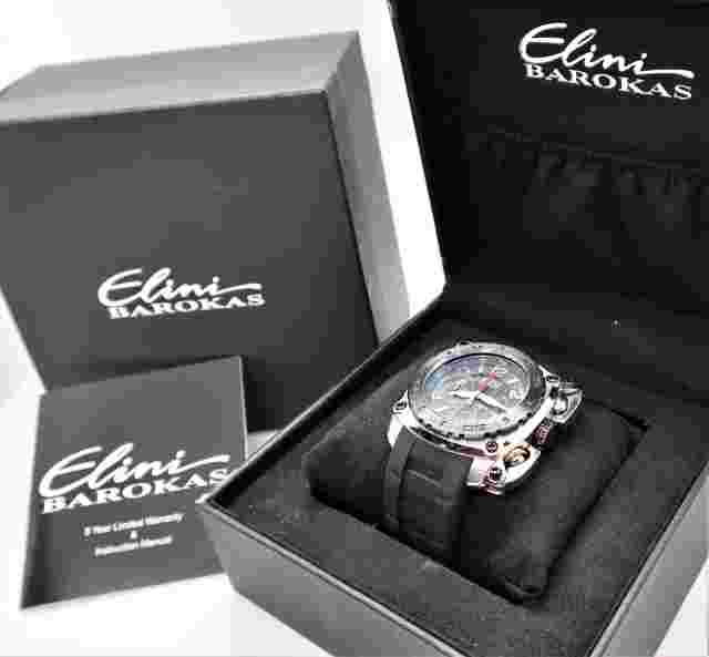 ELINI BAROKAS, 660ft "The General" CHRONO w/Box, BIG MENS DIVE WATCH,MIB R23-18