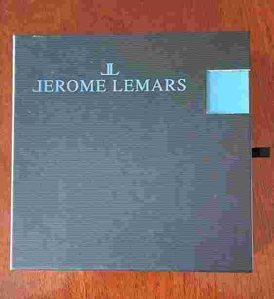 Jerome LeMars Suerat watch ** Noir SAPPHIRE CRYSTAL ** Vintage Look ** Retired