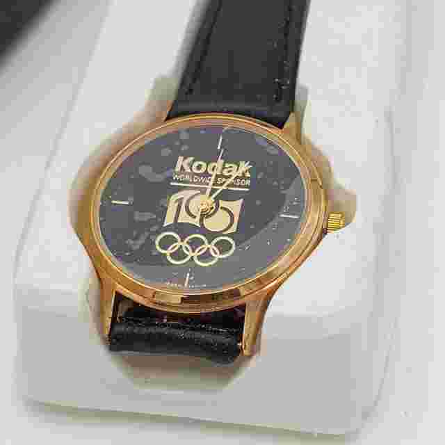 Kodak Watch 100 Years of Olympics Worldwide Sponsor Advertising 1996 Vintage NOS