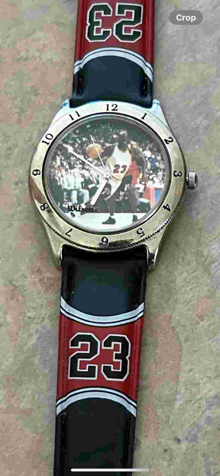 Vintage 1997 Michael Jordan Watch Wilson Basketball 23 Chicago Bulls