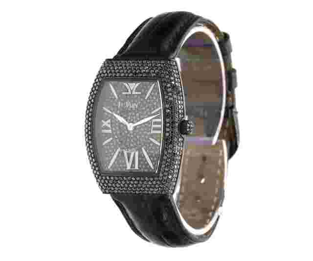 LE VIAN 384MBSDI, 37mm, Black Diamond Dial, Stainless Steel Women’s Watch