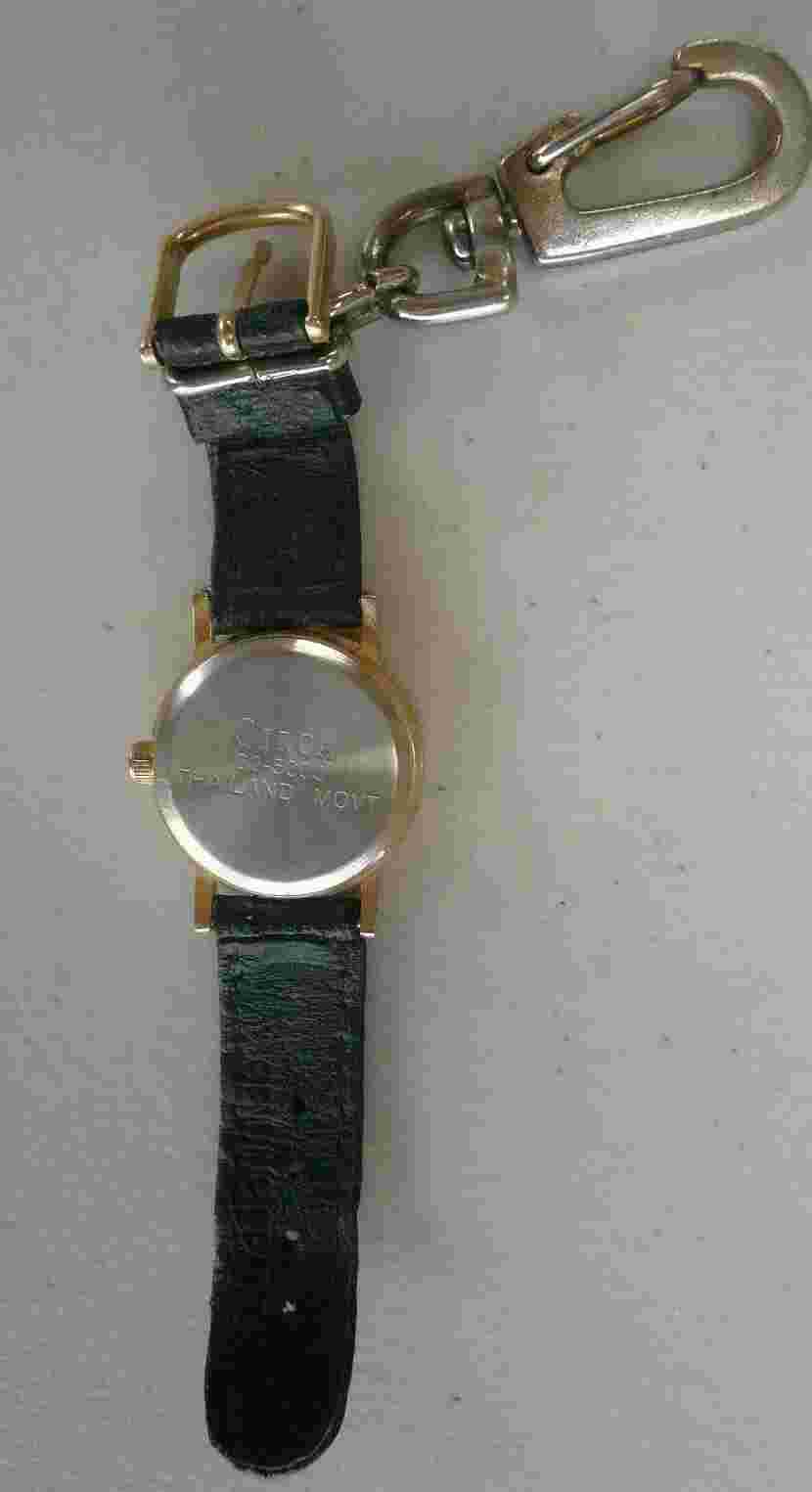 LADY'S FASHION QUARTZ 'CIRC' WRIST GOLD WRISTWATCH - 30-5000 Thailand Movement