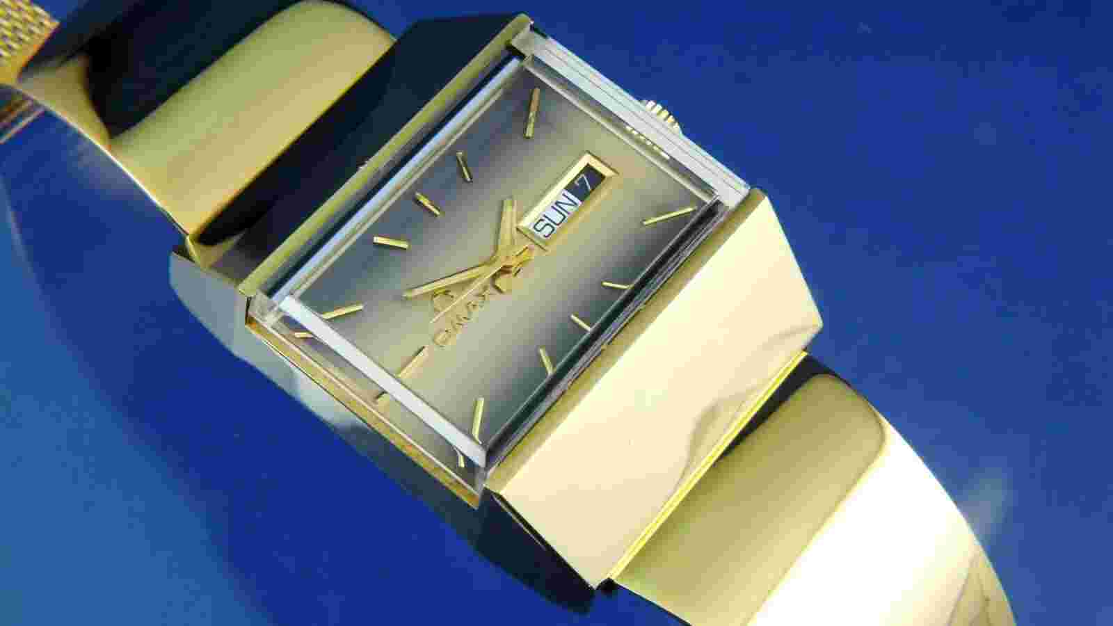 Vintage Skin Diver Swiss Omax Automatic Watch 1970s NOS New Old Cal AS 2066