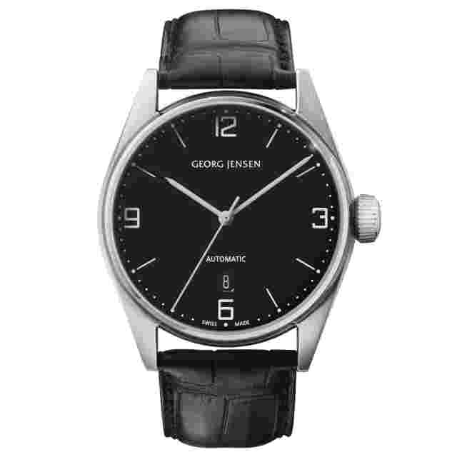 Georg Jensen Mens Automatic Mechanical Watch W. Date # 395 David Chu.