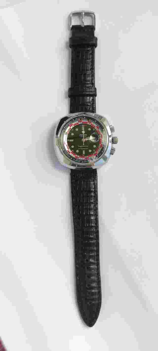 Vintage French Watch «Mortima Super Datomatic» - Collectible Dive Watch 1960