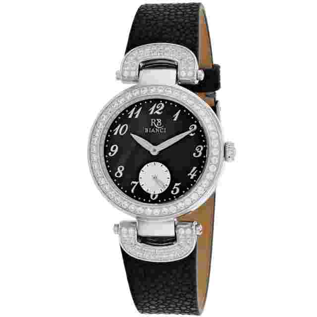 Roberto Bianci Women's Alessandra Black mother of pearl Dial Watch - RB0611