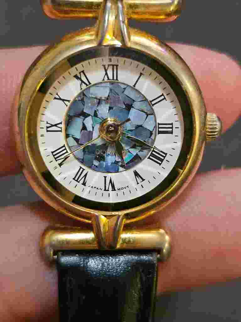 Circa Mosaic glass style womens watch.