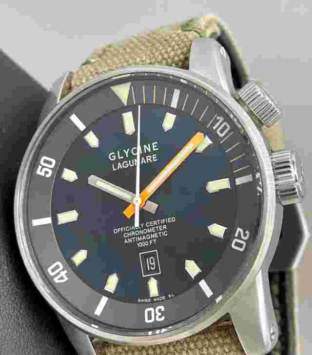 GLYCINE LAGUNARE 1000 CHRONOMETER LIMITED EDITION COSC 200 PIECES 46MM SWISS