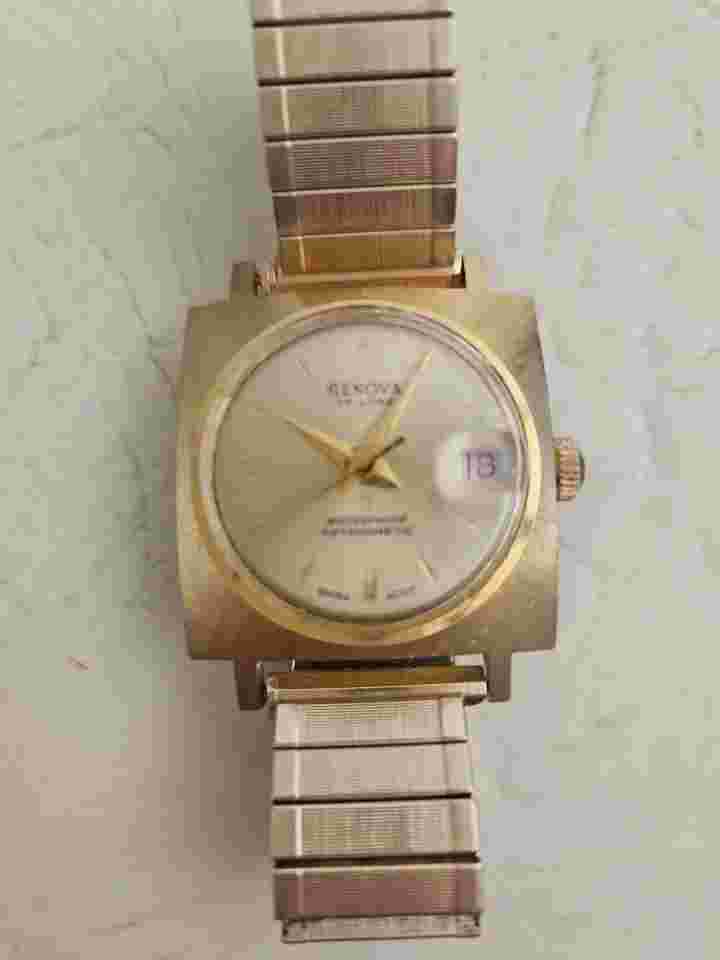 Vintage Genova De Luxe Date Wristwatch