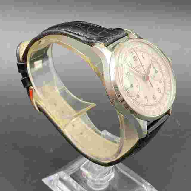 Vintage Semca Telemeter Chronograph Watch 17 Jewels Landeron 51 Swiss
