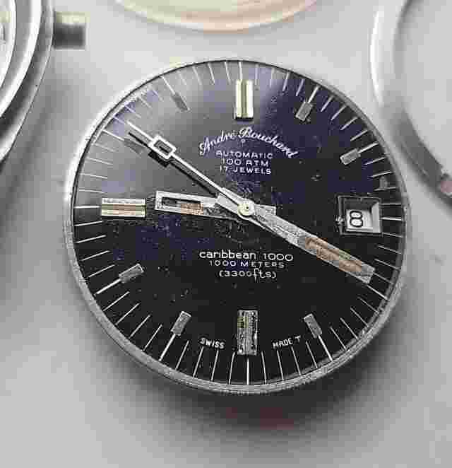 Andre Bouchard Automatic Caribbean 1000 Dive Watch Case 702
