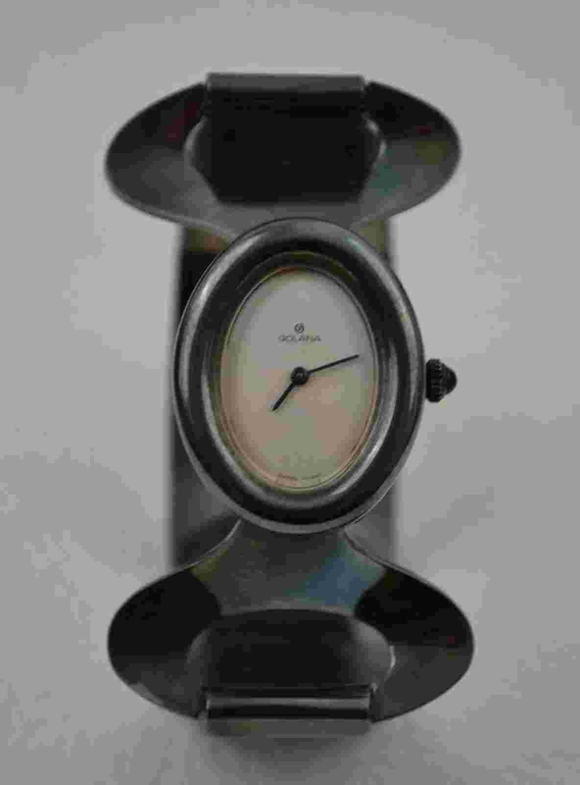 BEAUTIFUL 1970'S GOLANA DESIGNER 800 SILVER WRISTWATCH
