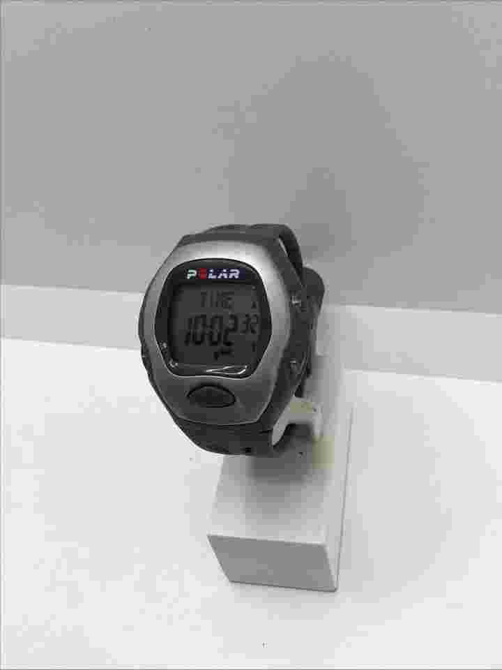 Wristwatch POLAR fitwatch Vintage Sports Watch Gray Rubber Band NEW BATTERY