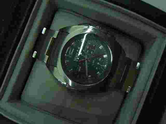 VINTAGE VOGUE MEN SWISS CHRONOGRAPH 543382.2 WRIST WATCH STAINLESS STEEL MIB