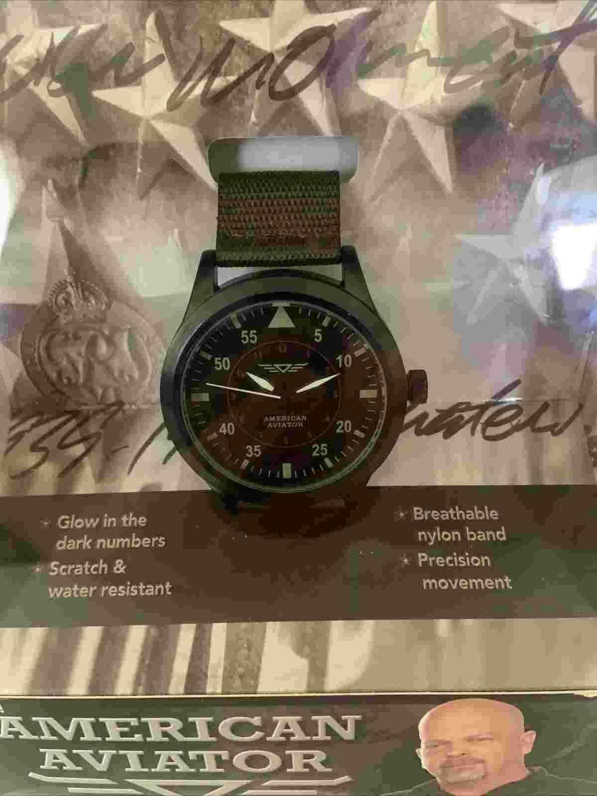 American Aviator Watch Limited Collector's Edition With Nylon Band - Pawn Stars