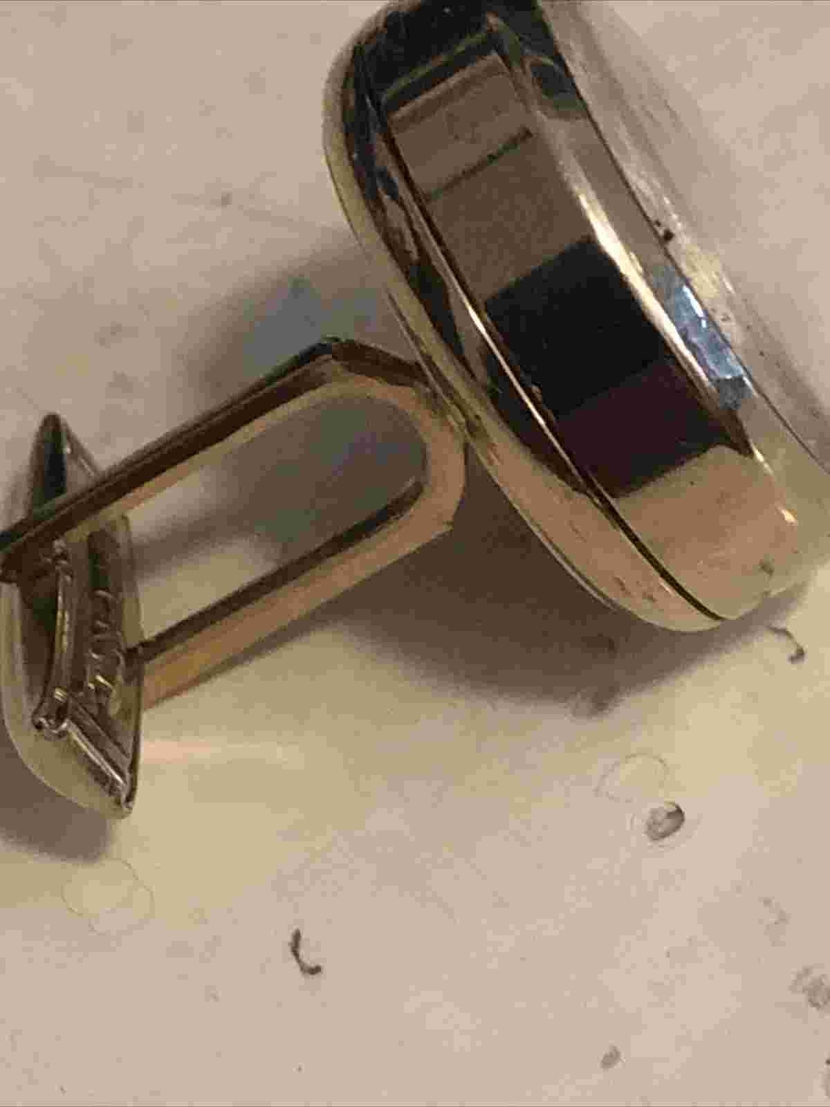 Cufflink Manual Wind Watch