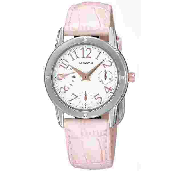 J.SPRINGS LADIES WATCH BLL007 LEATHER STRAP Retrograde Multi calendar