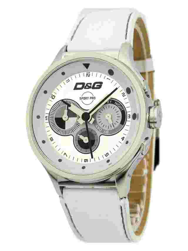 D&G Dolce & Gabbana Men's DW0212 Multifunction Sports Watch with White Dial