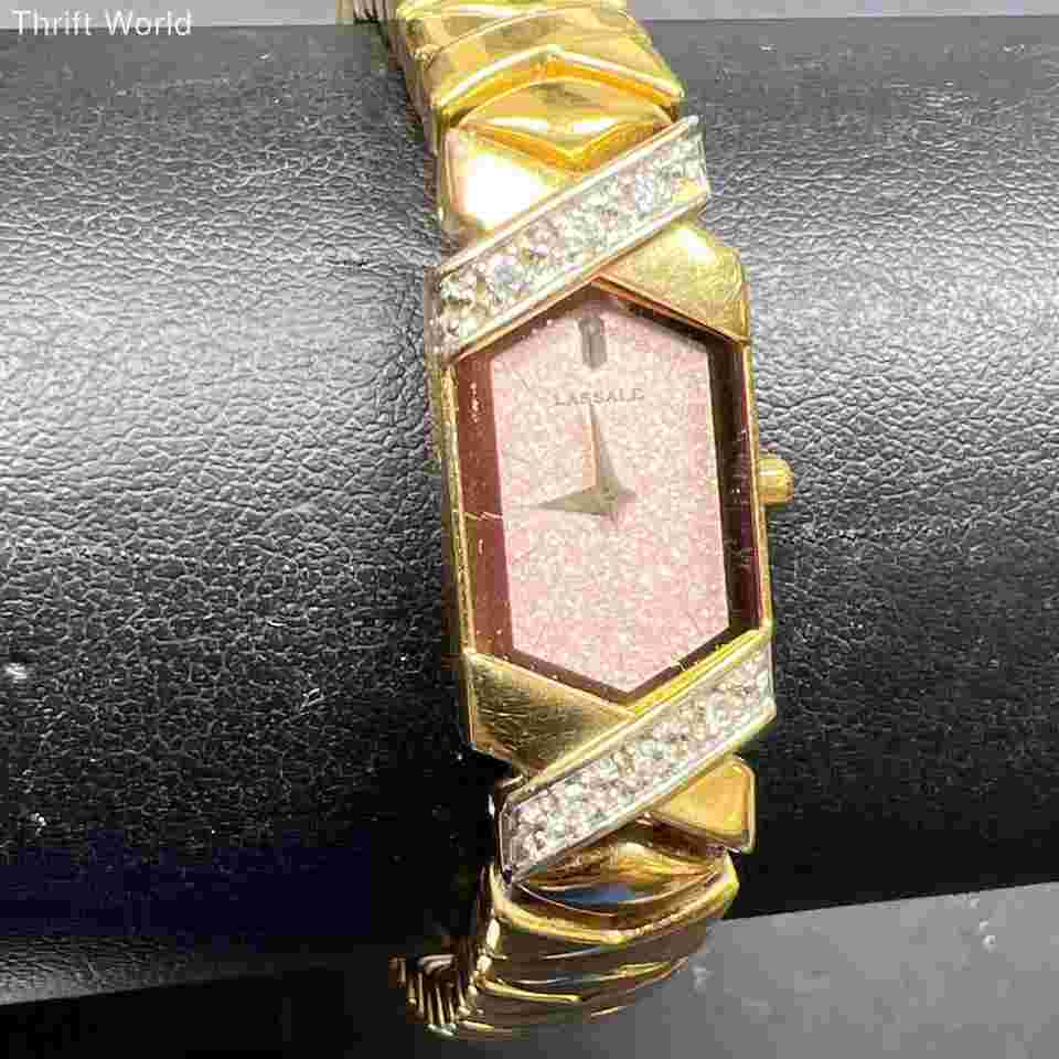 Lassale Diamond Accent Gold Plated Watch Not Working