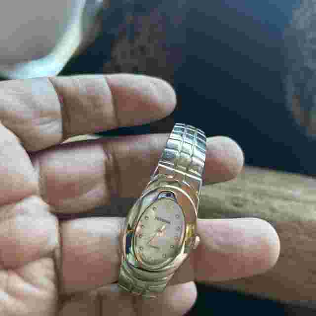 Persona Japan Cuff Ladies Quartz Stainless Watch Untested