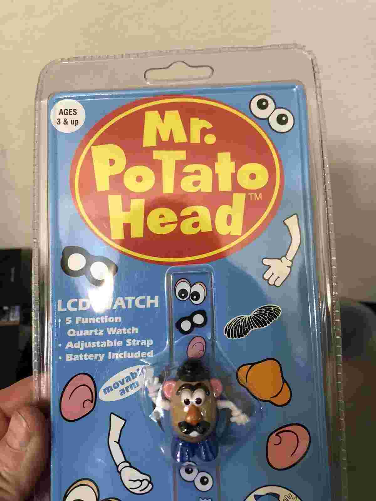 1996 Mr. Potato Head LCD Watch Nelsonic Hasbro ages Vintage