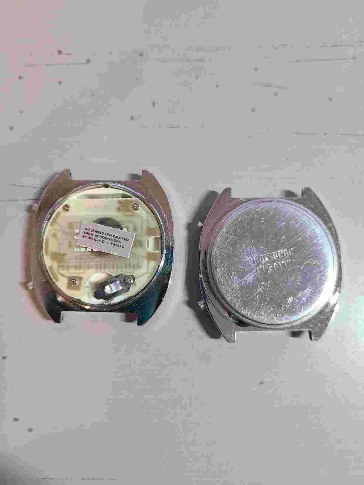 Vintage Delphi And LCD Quartz Digital Watch Faces Not Treated