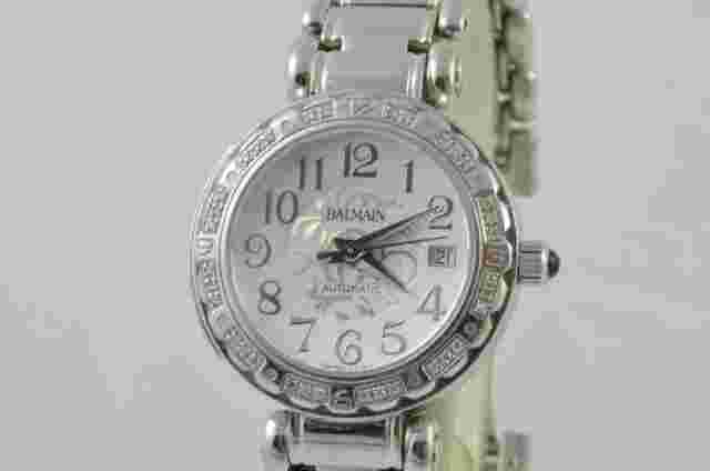 BALMAIN B3775 Women's Watch Automatic 1 3/32in With Diamonds Bezel Top Wrist